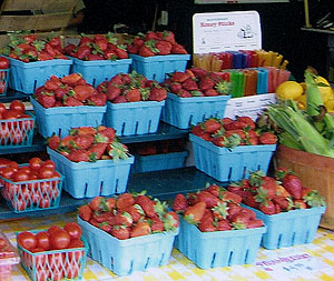 U-pick or pre-picked strawberries, however you want, at Jones Family Farm Market in Edgewood and Baltimore area, Maryland. 